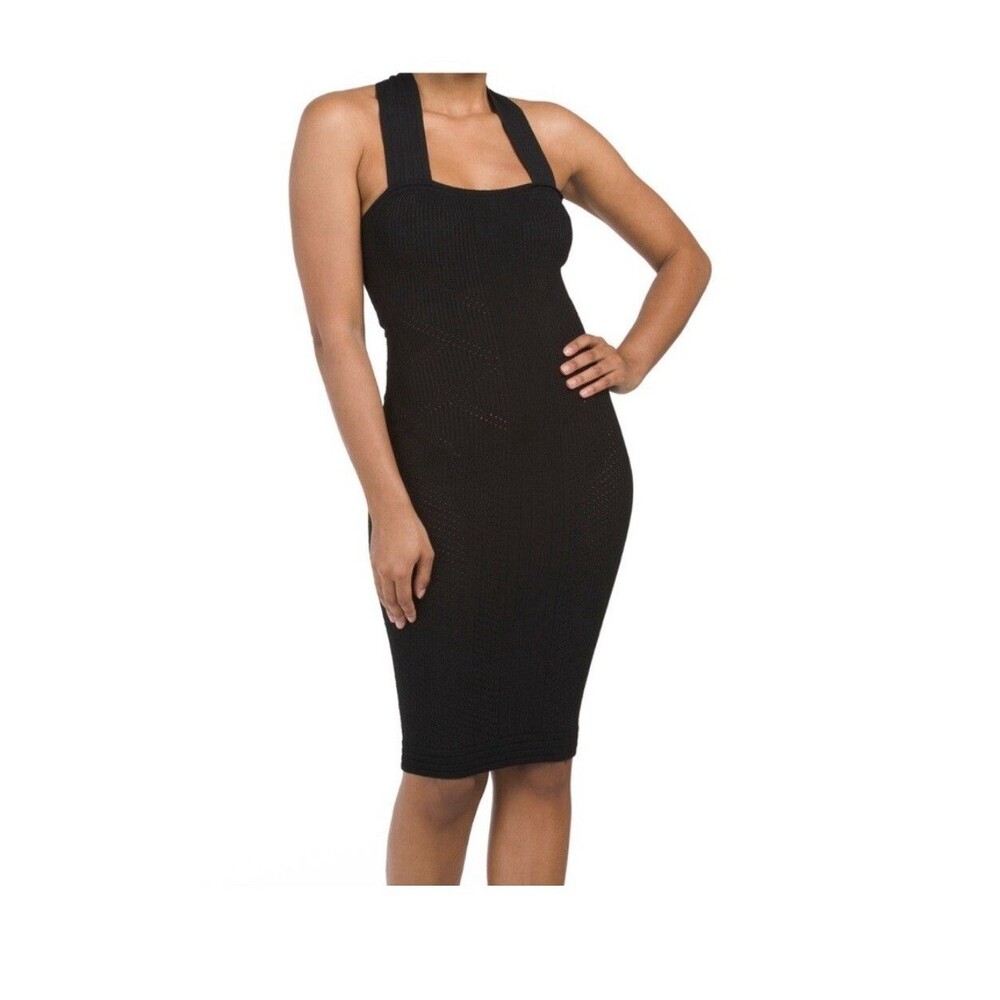 House Of Harlow Revolve Bodycon Dress Women’s Size Black Small Knee Length $189